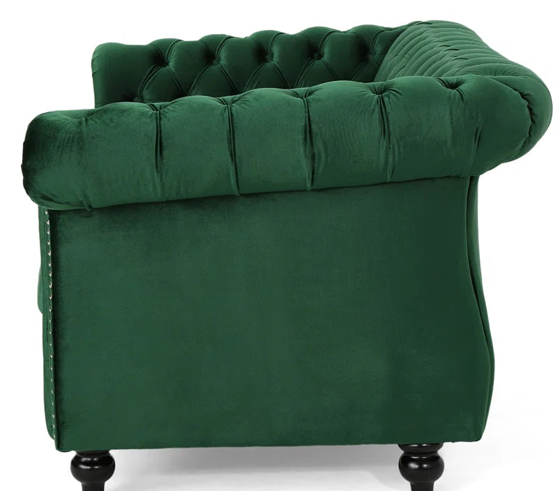Pasillas 61.7'' Rolled Arm Modular Loveseat Sofa