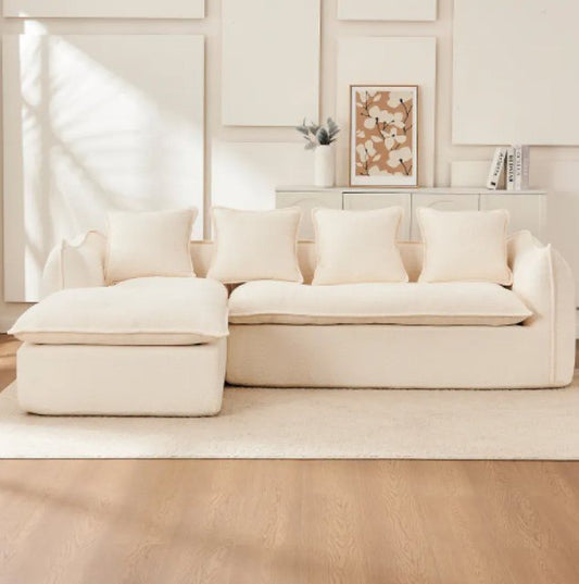 L-Shaped Sectional Sofa with Chaise