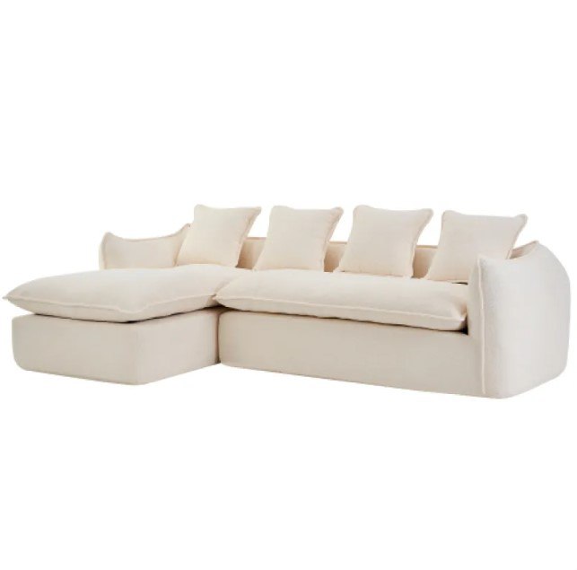 L-Shaped Sectional Sofa with Chaise
