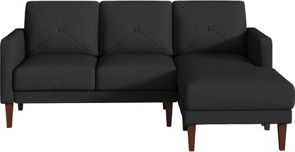 Belffin Convertible Sectional Sofa Couch with Chaise – Modern L-Shaped Comfort