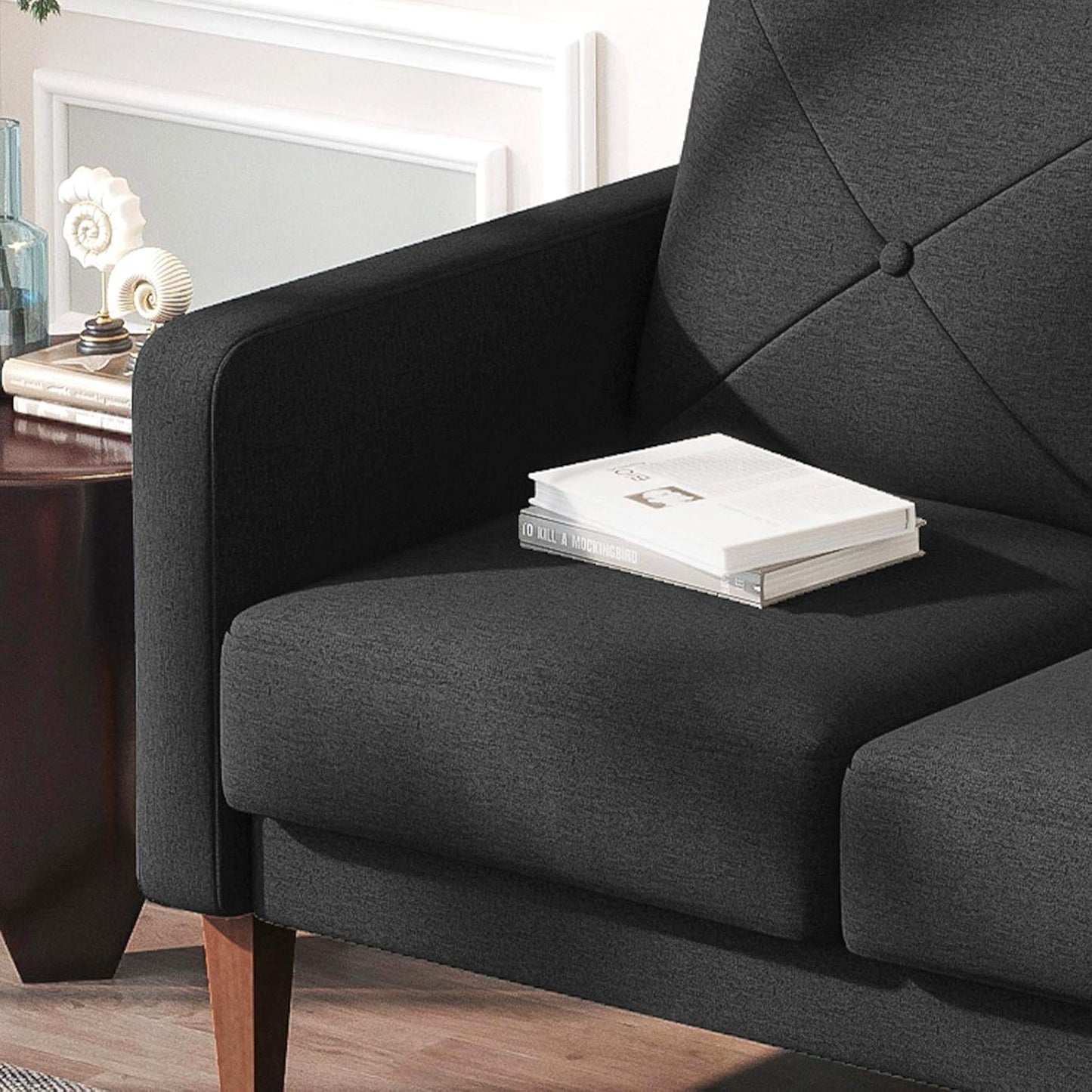 Belffin Convertible Sectional Sofa Couch with Chaise – Modern L-Shaped Comfort