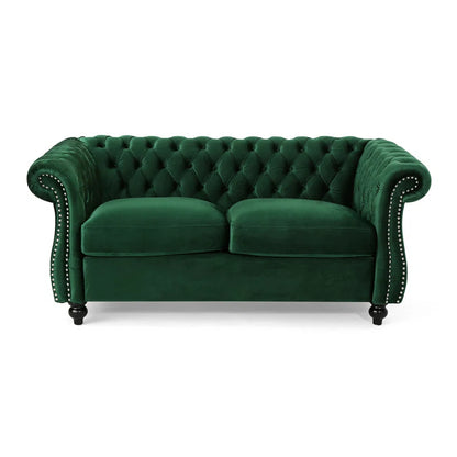 Pasillas 61.7'' Rolled Arm Modular Loveseat Sofa