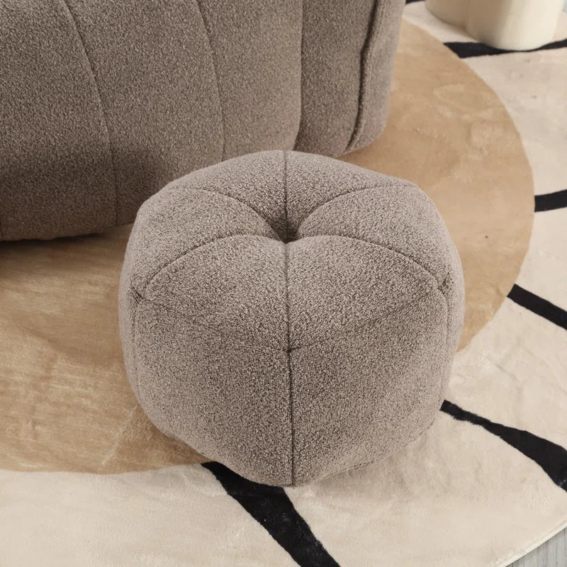 Modern Cloud Sofa Set with Armchair & Ottoman – Beige
