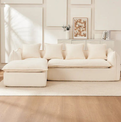 L-Shaped Sectional Sofa with Chaise